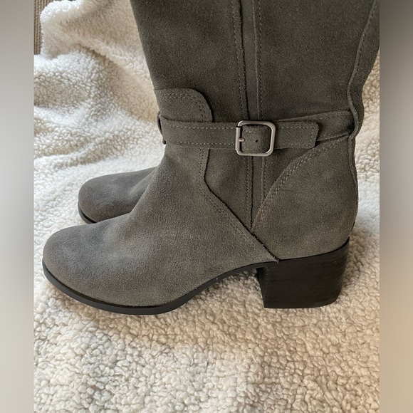 Koolaburra by UGG Grey Suede Riding Boots - Picture 8 of 9